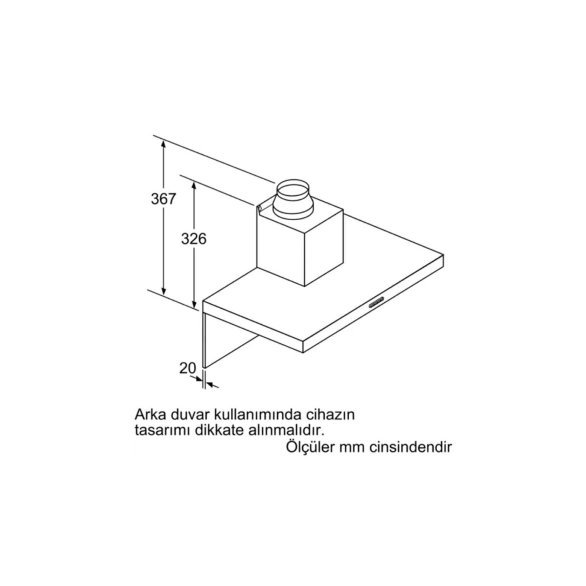 MCZ_01998455_1394593_DWB94BC50_tr-TR Siemens LC97BBM50T iQ300 Duvar Tipi Davlumbaz 90 cm Paslanmaz çelik