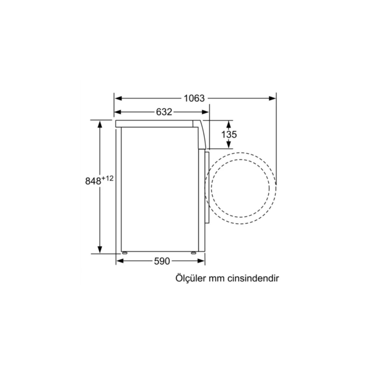 Siemens WM14UP91TR iQ500 Çamaşır Makinesi 9 kg 1400 dev./dak.