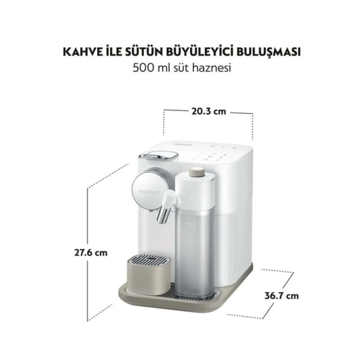Nespresso F541 Gran Lattissima White Kapsül Kahve Makinası