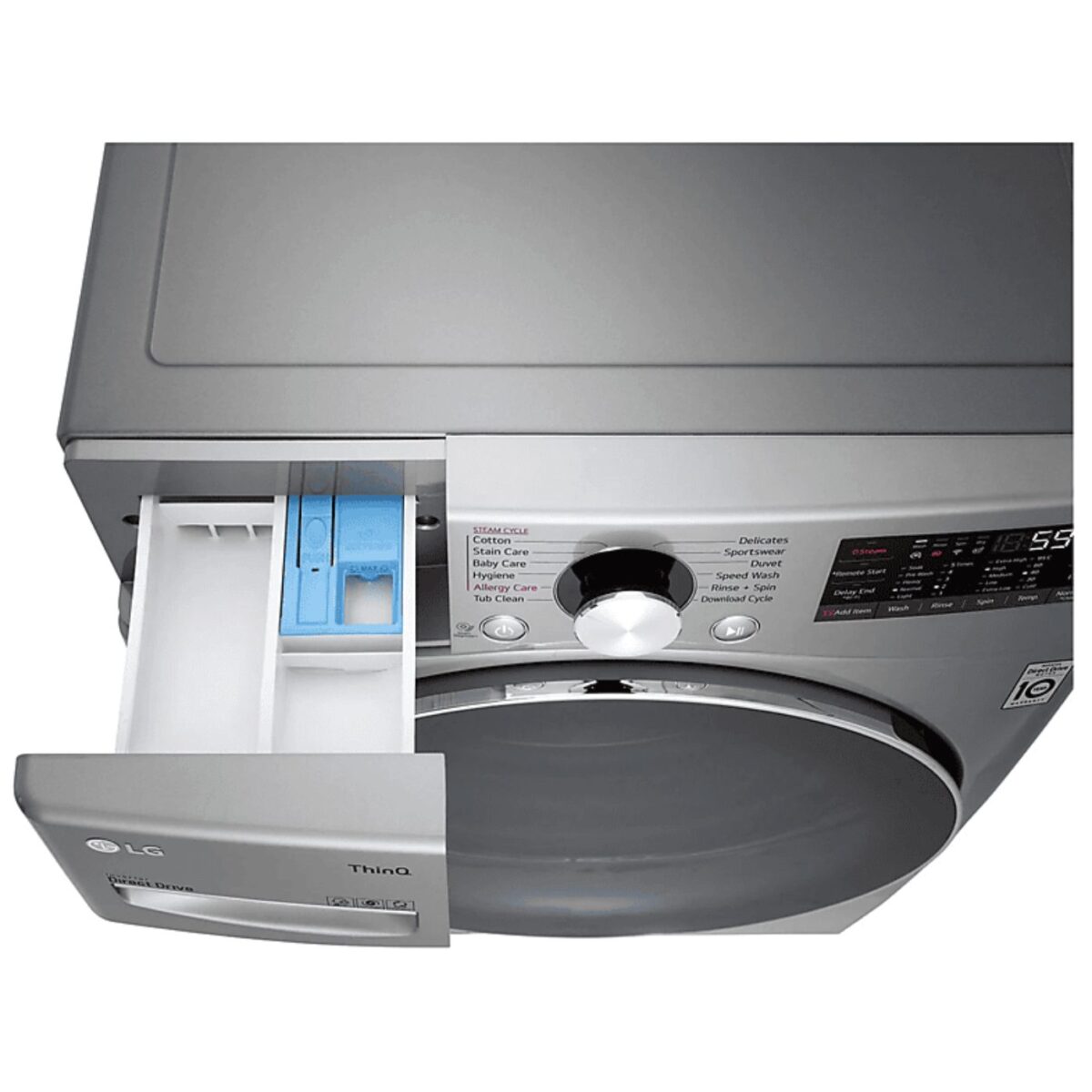 LG F0L9DGP2S Kurutmalı Çamaşır Makinesi Buharlı 14 Kg Yıkama / 8 Kg Kurutma TurboWash
