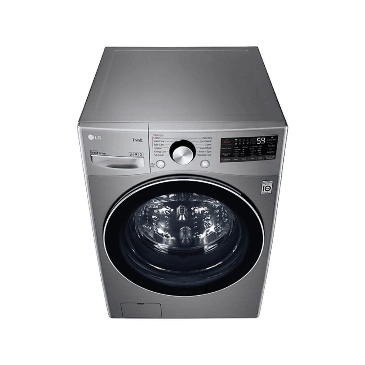 LG F0L9DGP2S Kurutmalı Çamaşır Makinesi Buharlı 14 Kg Yıkama / 8 Kg Kurutma TurboWash