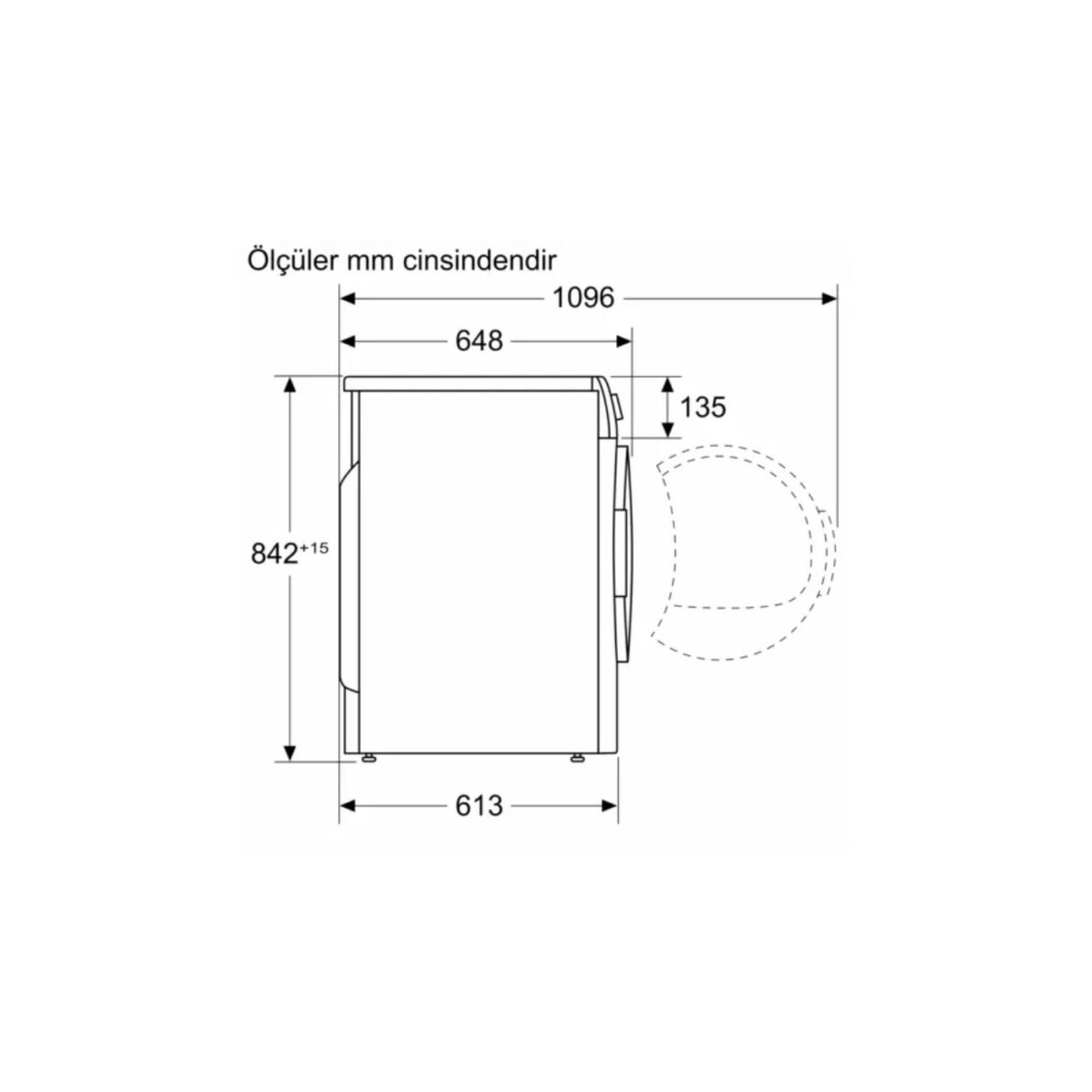 Siemens WQ44G2CTTR iQ500 Isı Pompalı Kurutma Makinesi 9 kg Gümüş